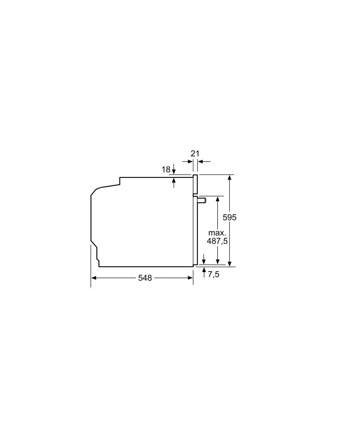 FOUR MULTIFONCTION NEFF ECOCLEAN 71L A+ INOX