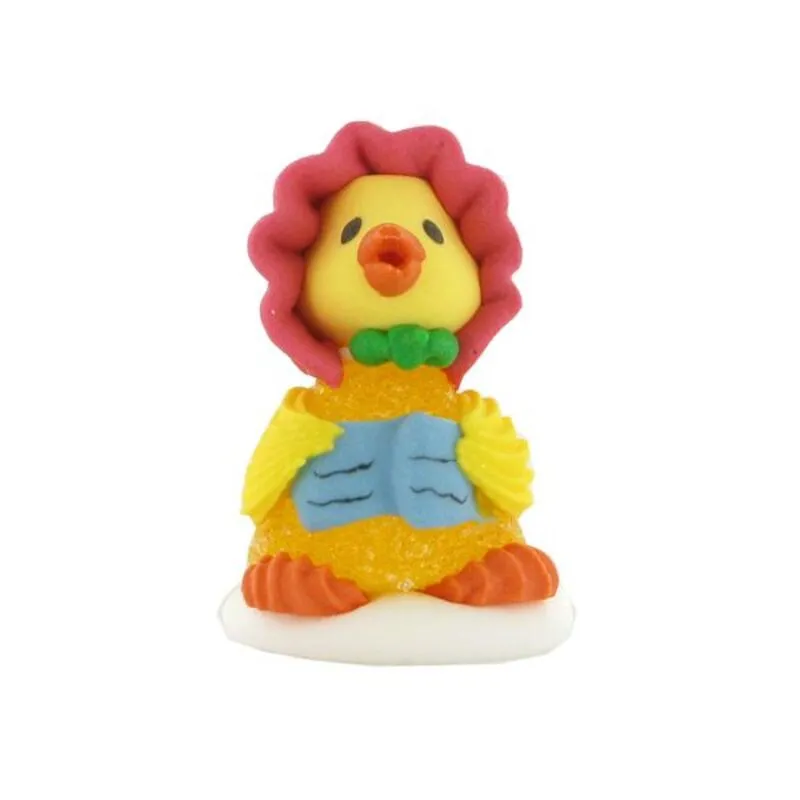 Poussin en sucre panier par 24 - décor Pâques 